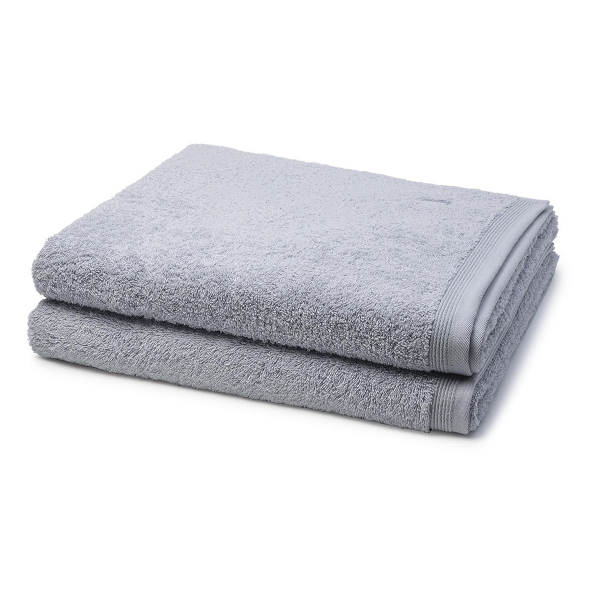 DUSCHTUCH Superwuschel 2er-Set - Hellgrau, Textil (80/150cm) - MÖVE