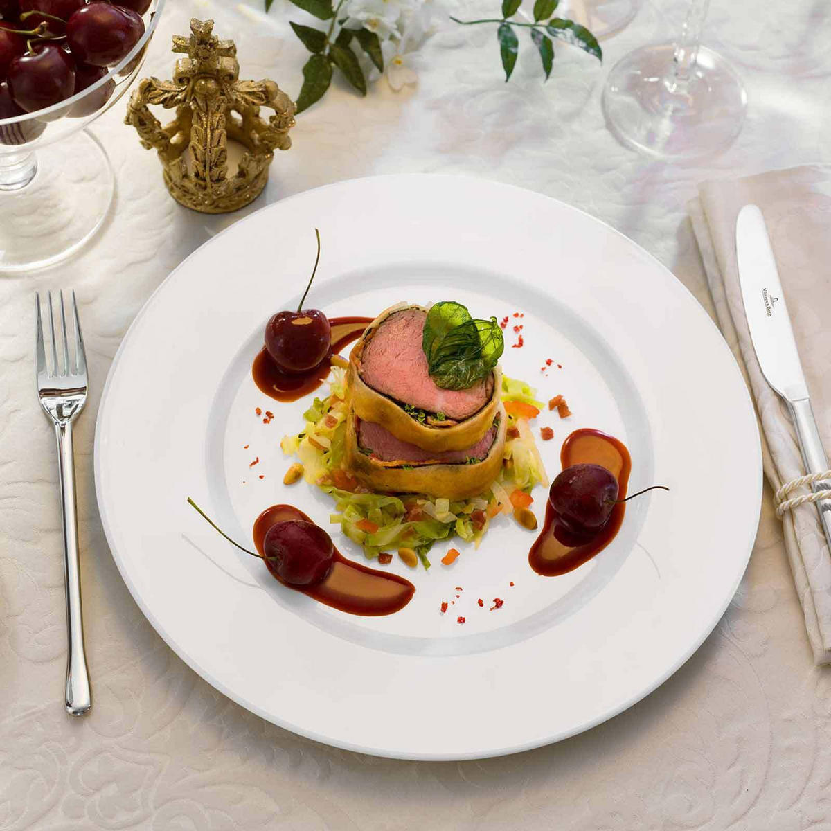 SPEISETELLER Royal weiß ø 29.0 cm 6er Set - Weiß, Keramik (29cm) - Villeroy & Boch