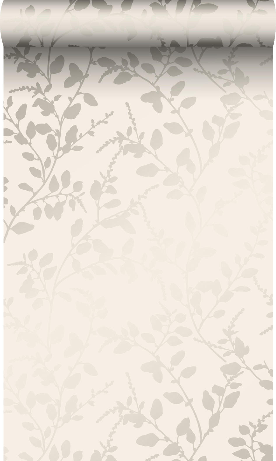 TAPETE Blätter 53 cm x 10.05 m - Beige, Papier (53/1000cm) - Origin Wallcoverings