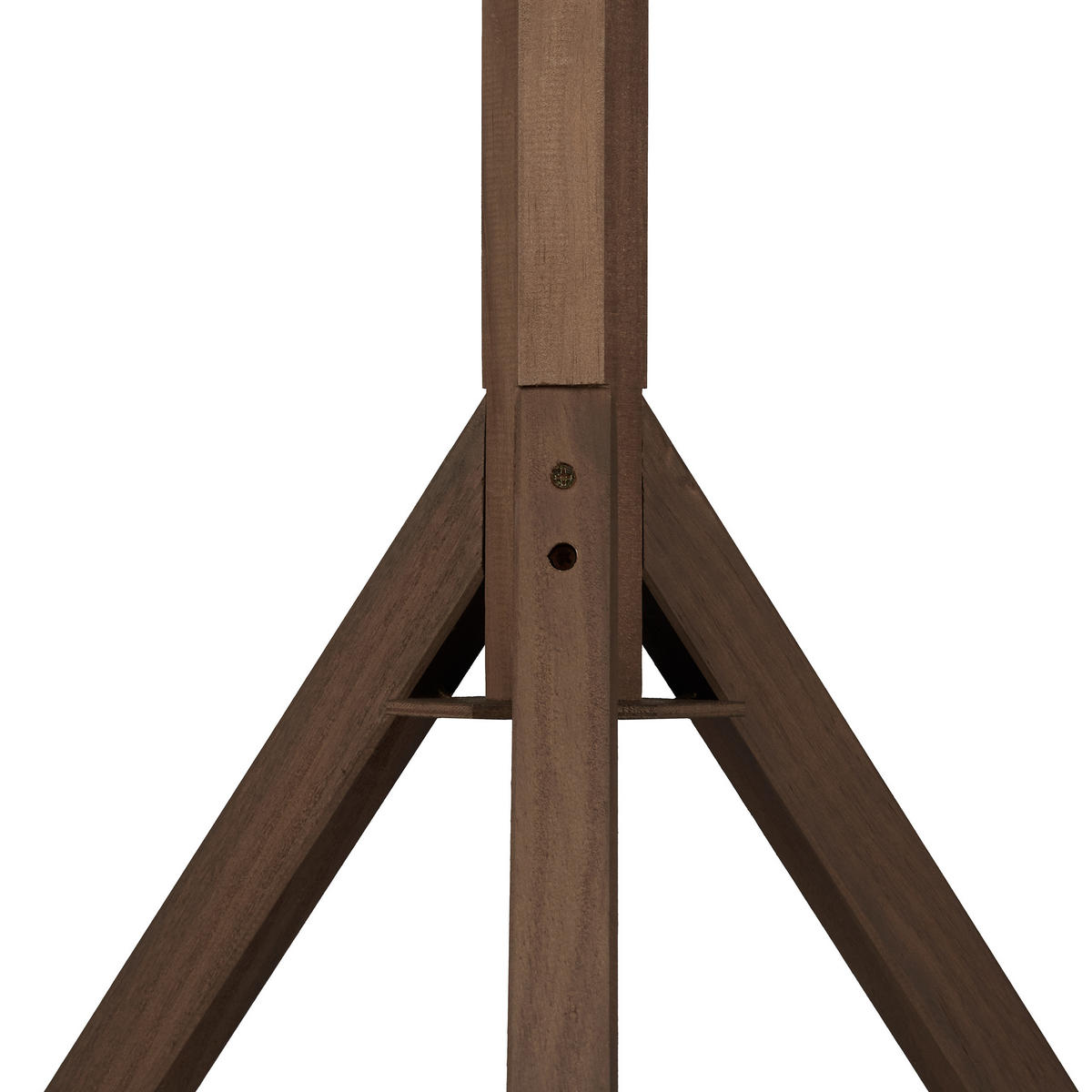 VOGELFUTTERHAUS - Dunkelbraun, Holz (62/120/55cm) - Relaxdays