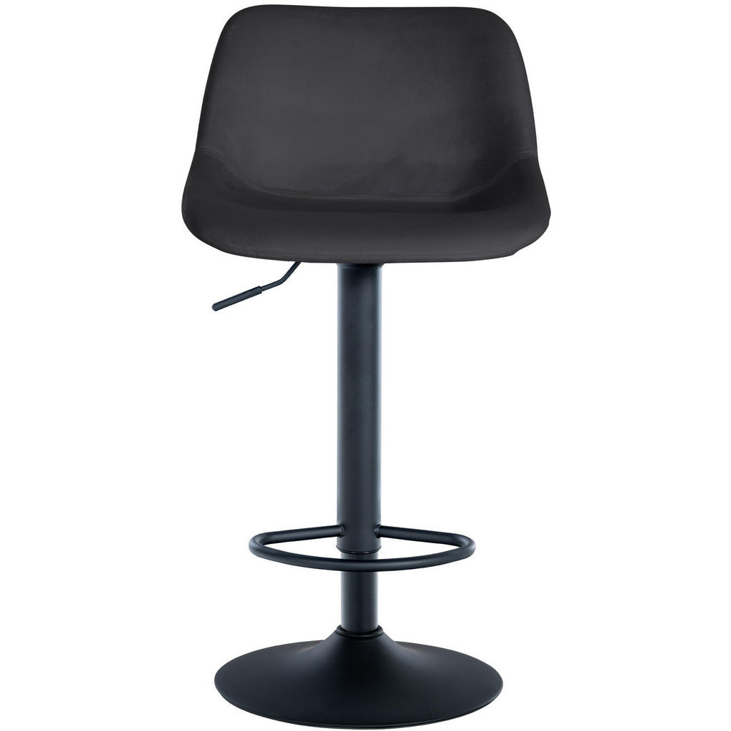 Thumbnail - CLP Barhocker, Schwarz, Textil, 43x79x49 cm, Esszimmer, Barmöbel, Barhocker