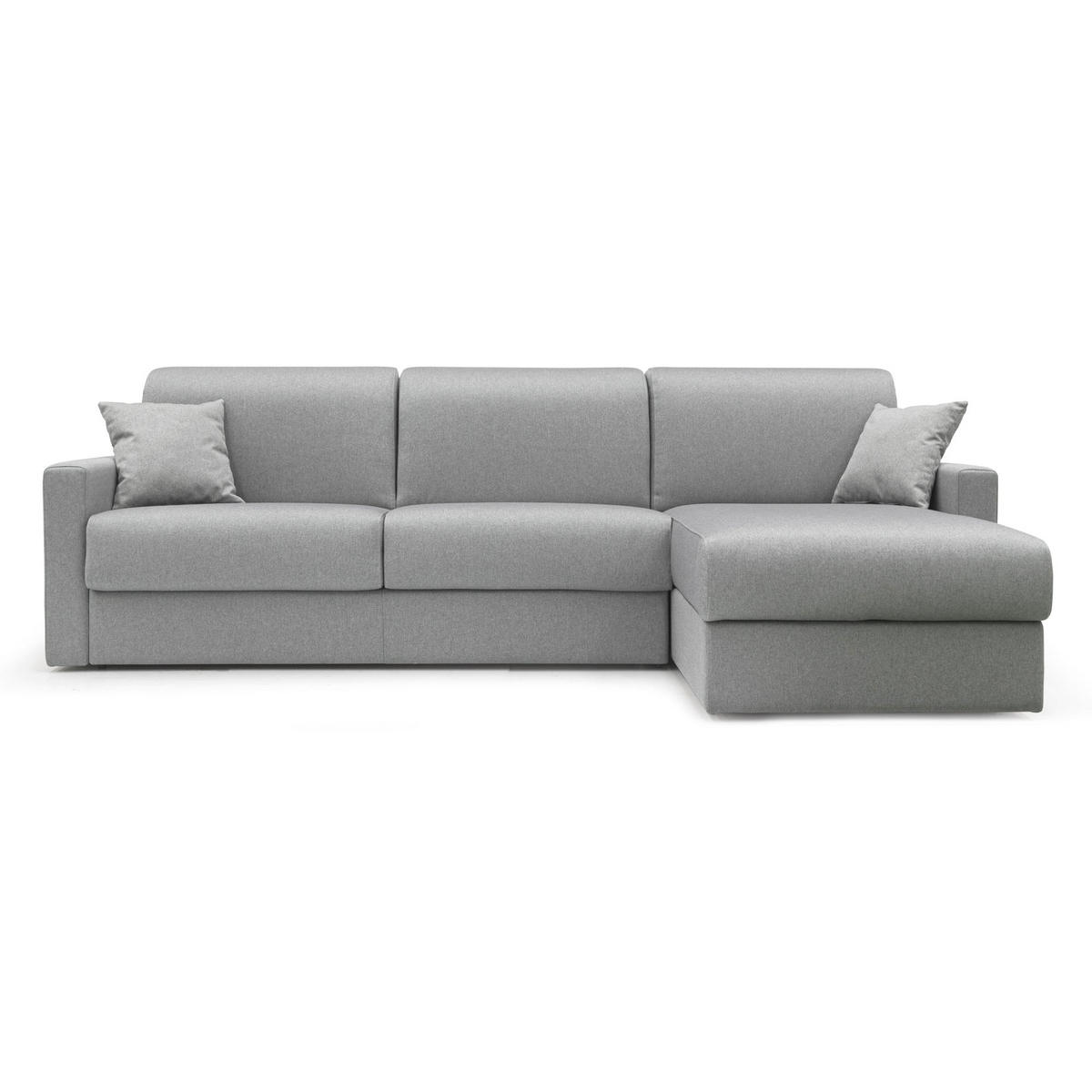 ECKSOFA LINKS Chris - Grau, Textil (248/96cm) - Divani.store
