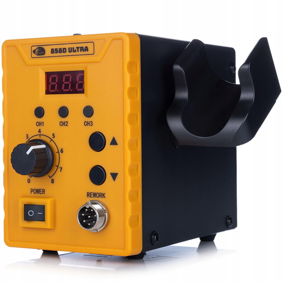 LÖTKOLBEN 858D Ultra Set - 700 W, 100-500 °C, 120 l/min, 50x Lötzinn 200 mm, 3 Düsen, 230 V - Multicolor, Kunststoff/Metall (10/10/10cm)