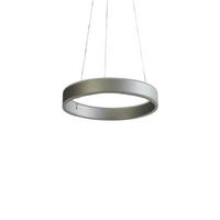 HÄNGELEUCHTE Asolo, Silber/Chrom, 40cm - Chromfarben, Metall (40/40/4.8cm) - KOSILUM