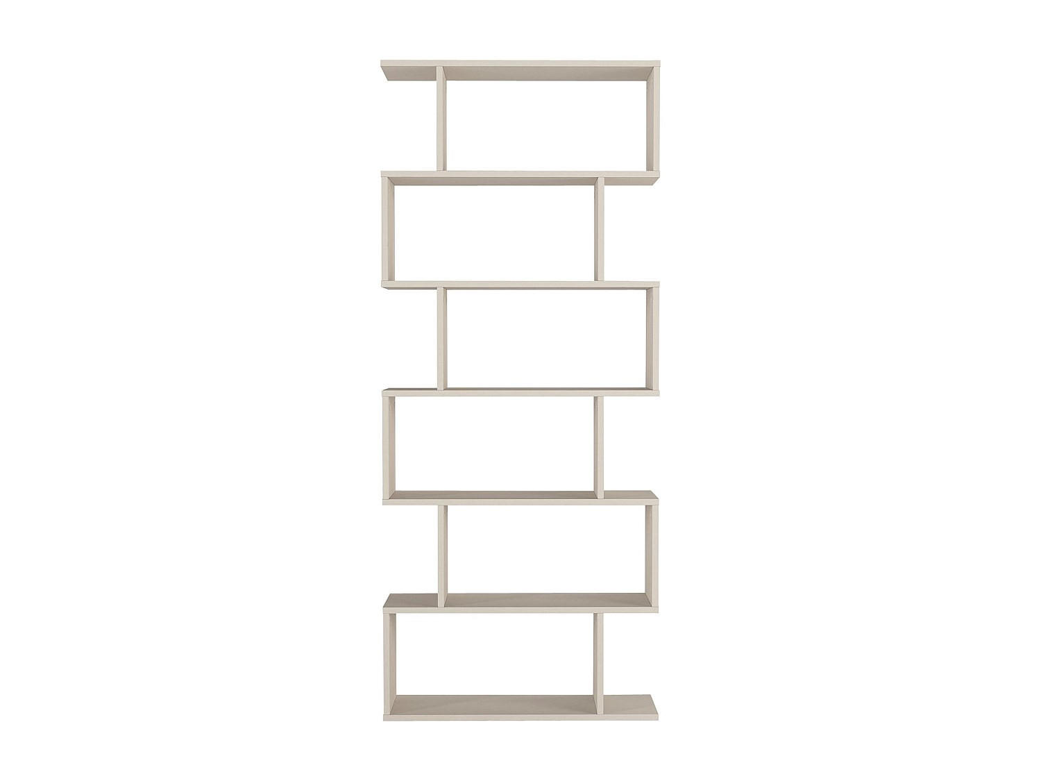 REGAL - 80 cm x 24.6 cm - holz - beige Tomini - Beige, Holz (80/190.2/24.6cm) - Vente-Unique