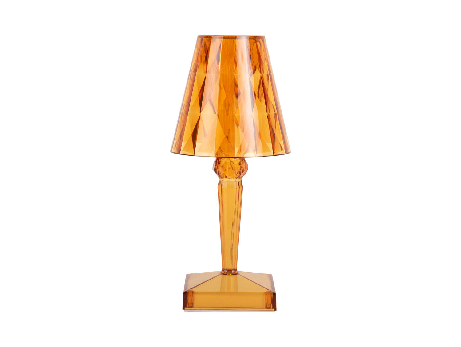 TISCHLAMPE Gem 10/10/25 cm - Gelb, Kunststoff (10/10/25cm) - Leitmotiv