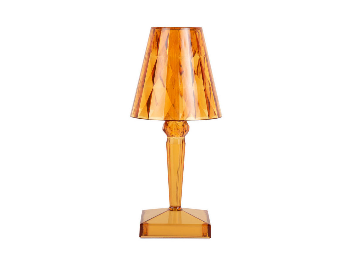 TISCHLAMPE Gem 10/10/25 cm - Gelb, Kunststoff (10/10/25cm) - Leitmotiv
