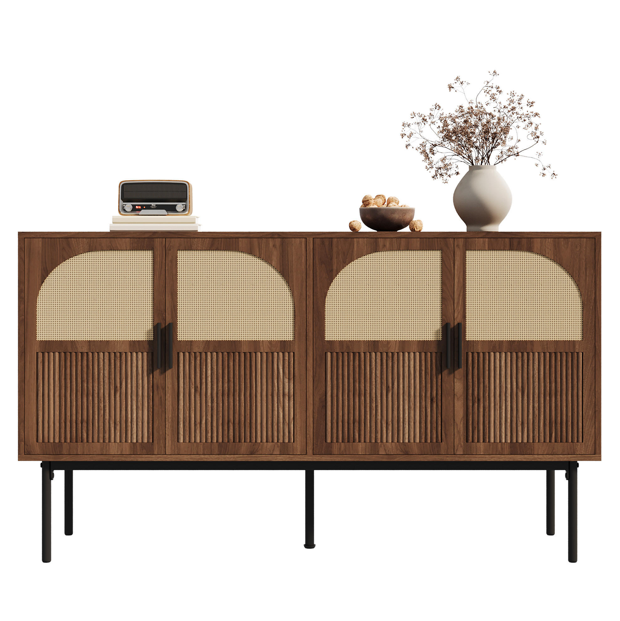 Okmyhome Kommode Natur 40x80x140 cm