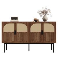 KOMMODE 140/80/40 cm Natur aus MDF mit 4 Türen - Naturfarben, Holzwerkstoff (40/80/140cm) - OKMYHOME