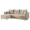 ECKSOFA Zako L - Beige/Naturfarben, Holz/Textil (238/138cm) - MIRJAN24