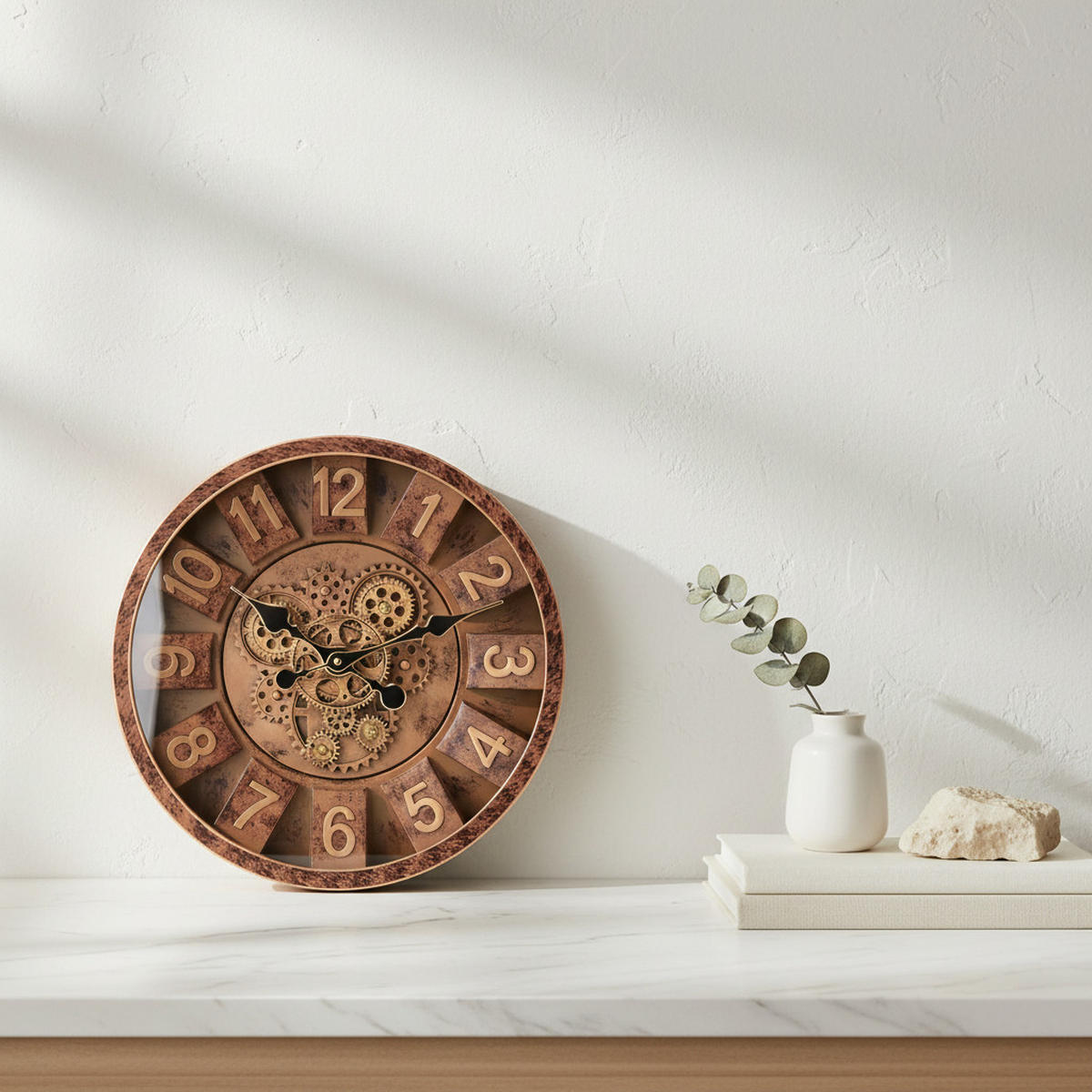 WANDUHR Ramsey Braun 40/7/40 cm Kunstoff - Braun, Kunststoff (40/40/7cm) - Mondex