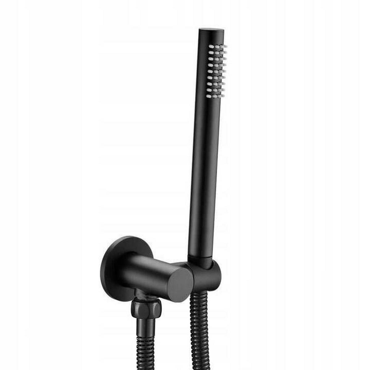 UNTERPUTZ Wannen/dusch-set Rea Lungo Black +box - Schwarz, Metall (16/9/38.5cm) - REA