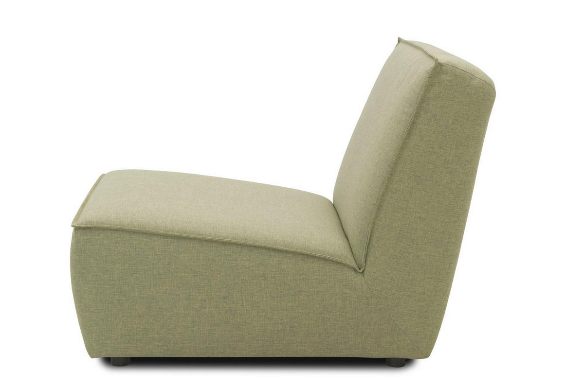 GARTENLOUNGE-SESSEL Brunhilda 76x76x102 mit Outdoorbezug in grün - Grün, Kunststoff (76/76/102cm) - 58aufmkessel