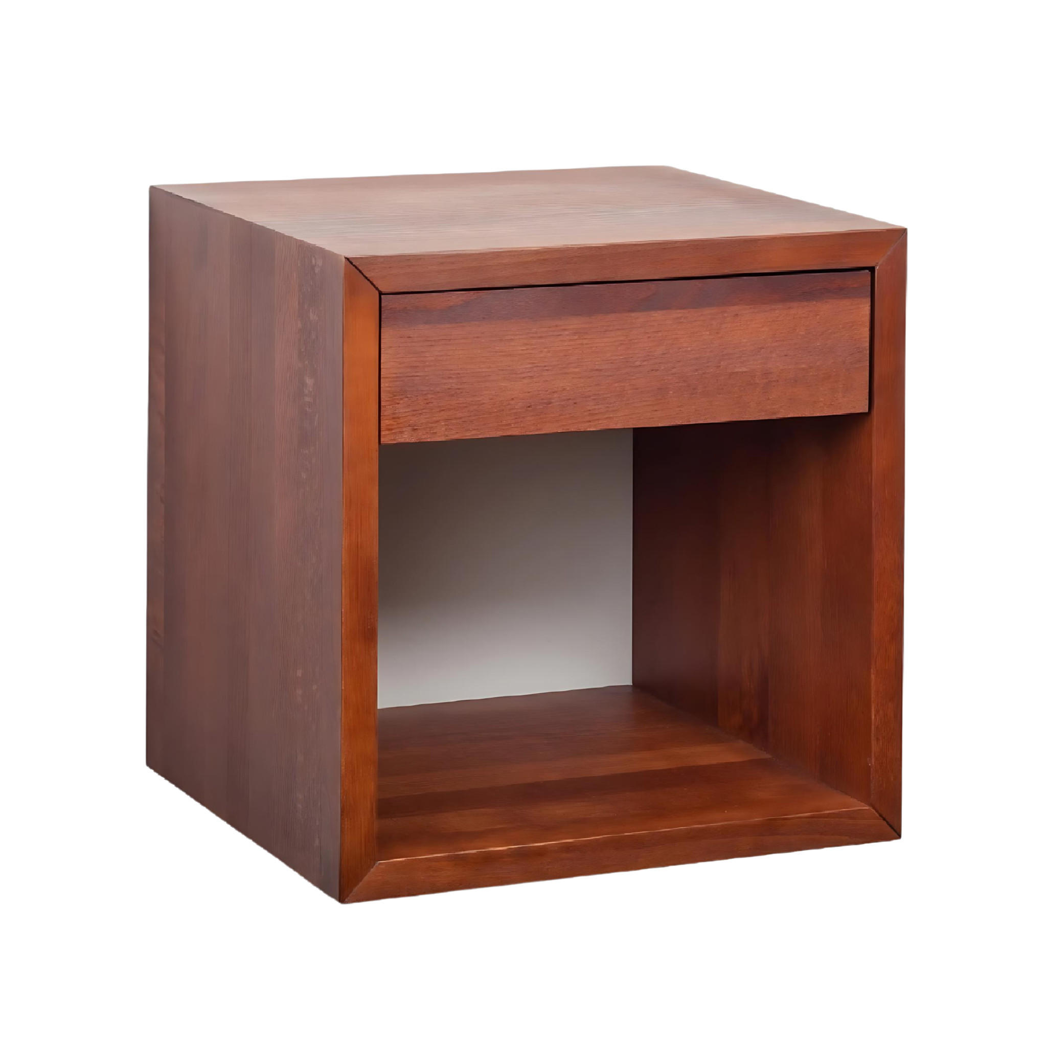 NACHTTISCH Hugo, braune Birke, 30/39/39 cm - Braun, Holz (39/39/30cm) - WOODEK