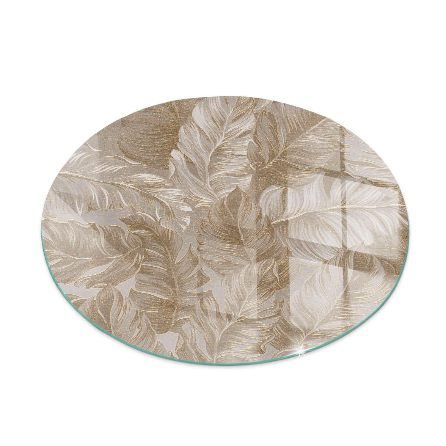 ArtPrintCave Glasplatte Beige 50x50x0.4 cm