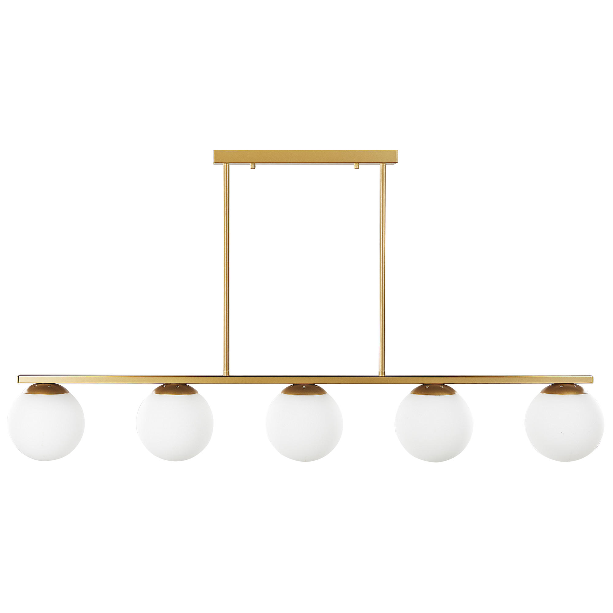 HÄNGELEUCHTE Zikuli 15/110/60 cm - Goldfarben, Metall (15/110/60cm) - Beliani
