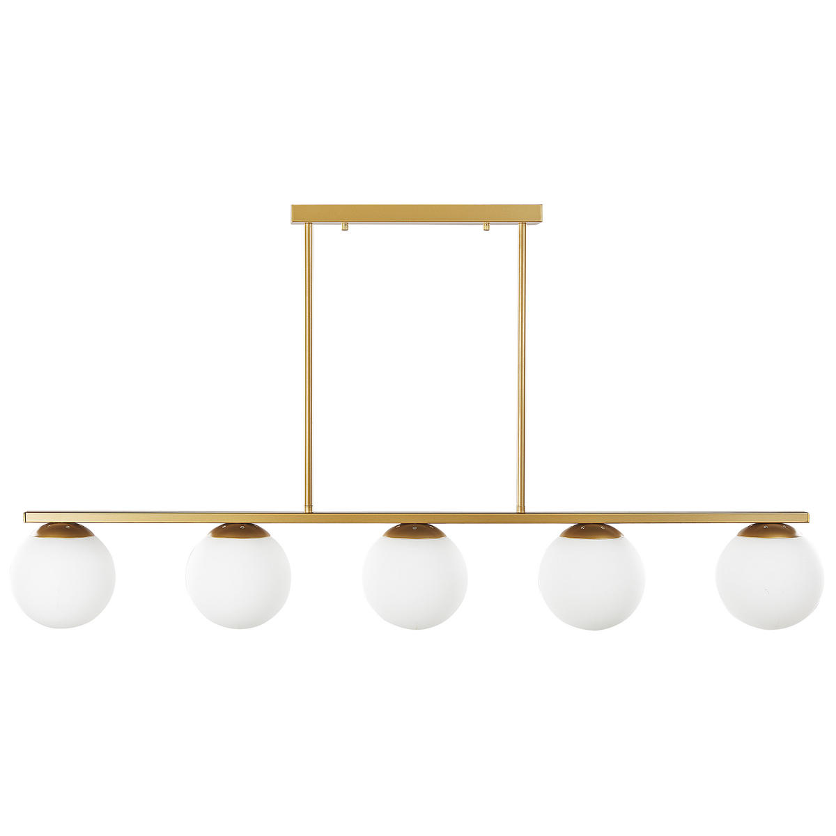 HÄNGELEUCHTE Zikuli 15/110/60 cm - Goldfarben, Metall (15/110/60cm) - Beliani
