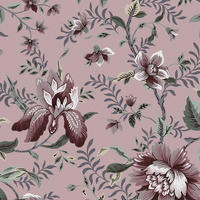 VLIESTAPETE Edita Garden Pale Blackberry Vliestapete - Schwarz, Papier/Kunststoff (52/1000cm) - LAURA ASHLEY