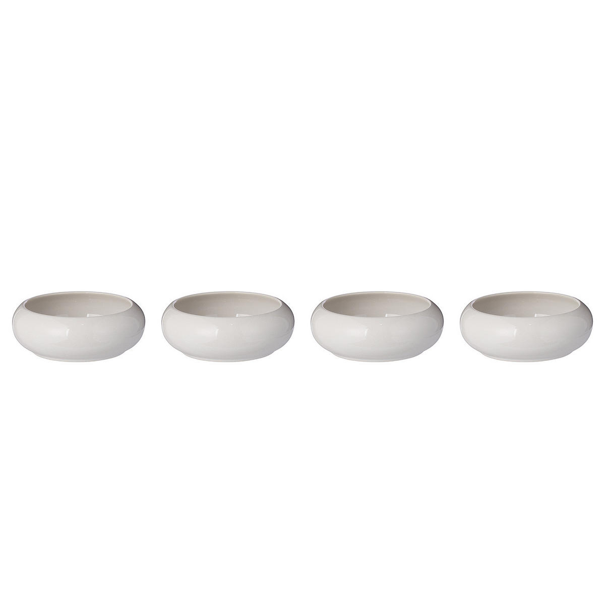 SCHALEN 4er-Set Boogy 15 cm - Creme, Keramik (15/15/6cm) - Butlers
