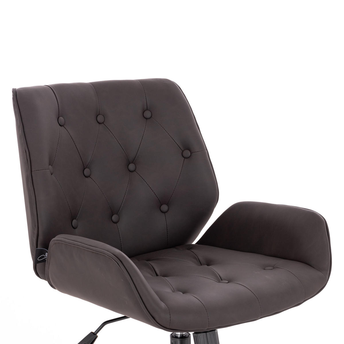 DREHSTUHL GABRIEL Kunstleder Schwarz - Schwarz, Textil (59/99/65cm) - SVITA