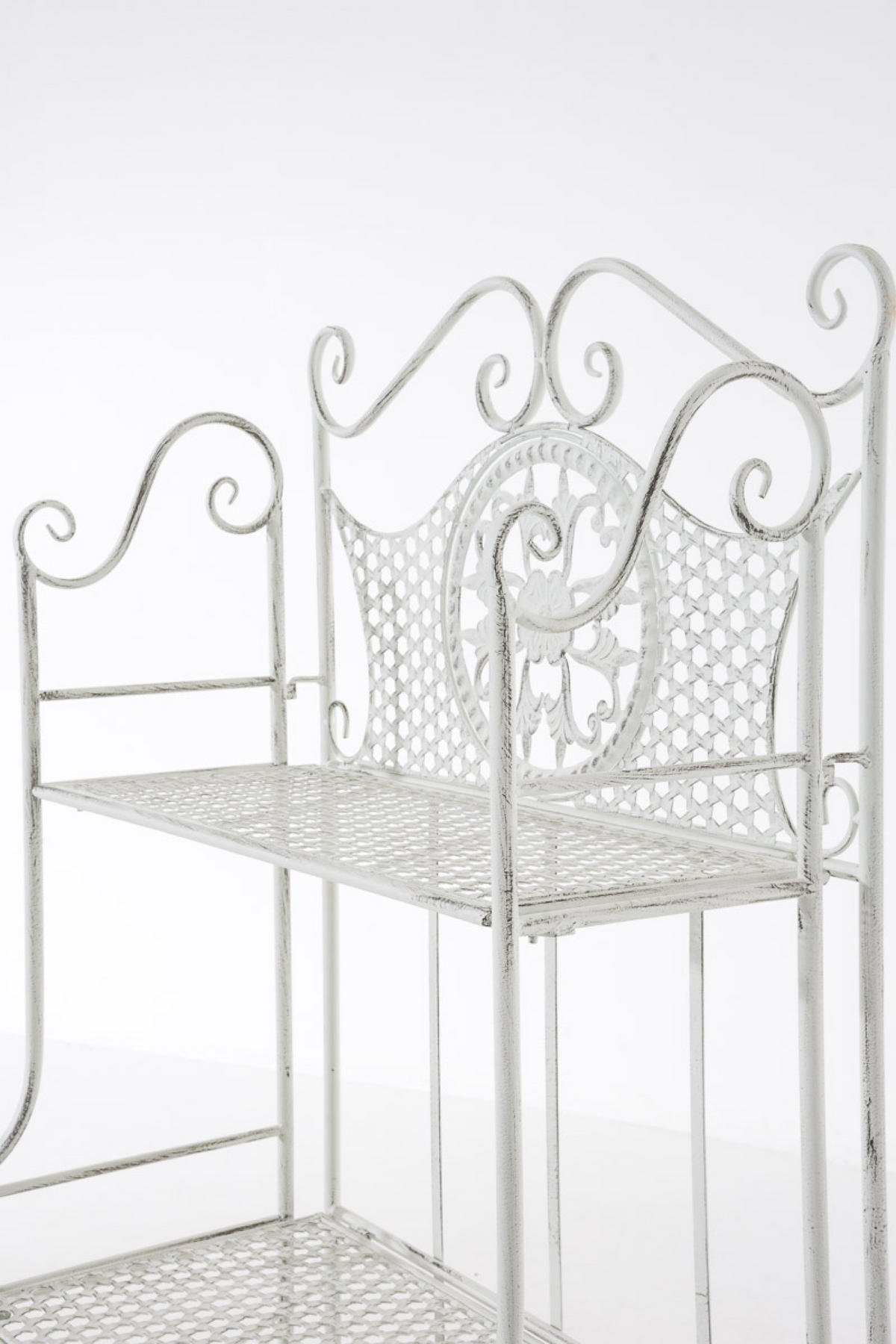 STANDREGAL Anic antik weiß - Creme, Metall (61/153/33cm) - TPFGarden