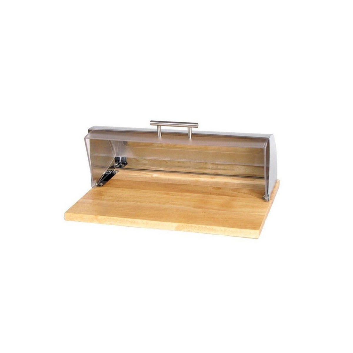 BROTKASTEN Silber 38/28/15 cm KH3210 - Silberfarben, Kunststoff (28/15/38cm) - Kinghoff 