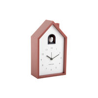 WECKER Modern Cuckoo 12/12/20 cm - Rot, Kunststoff (12/20/12cm) - Karlsson