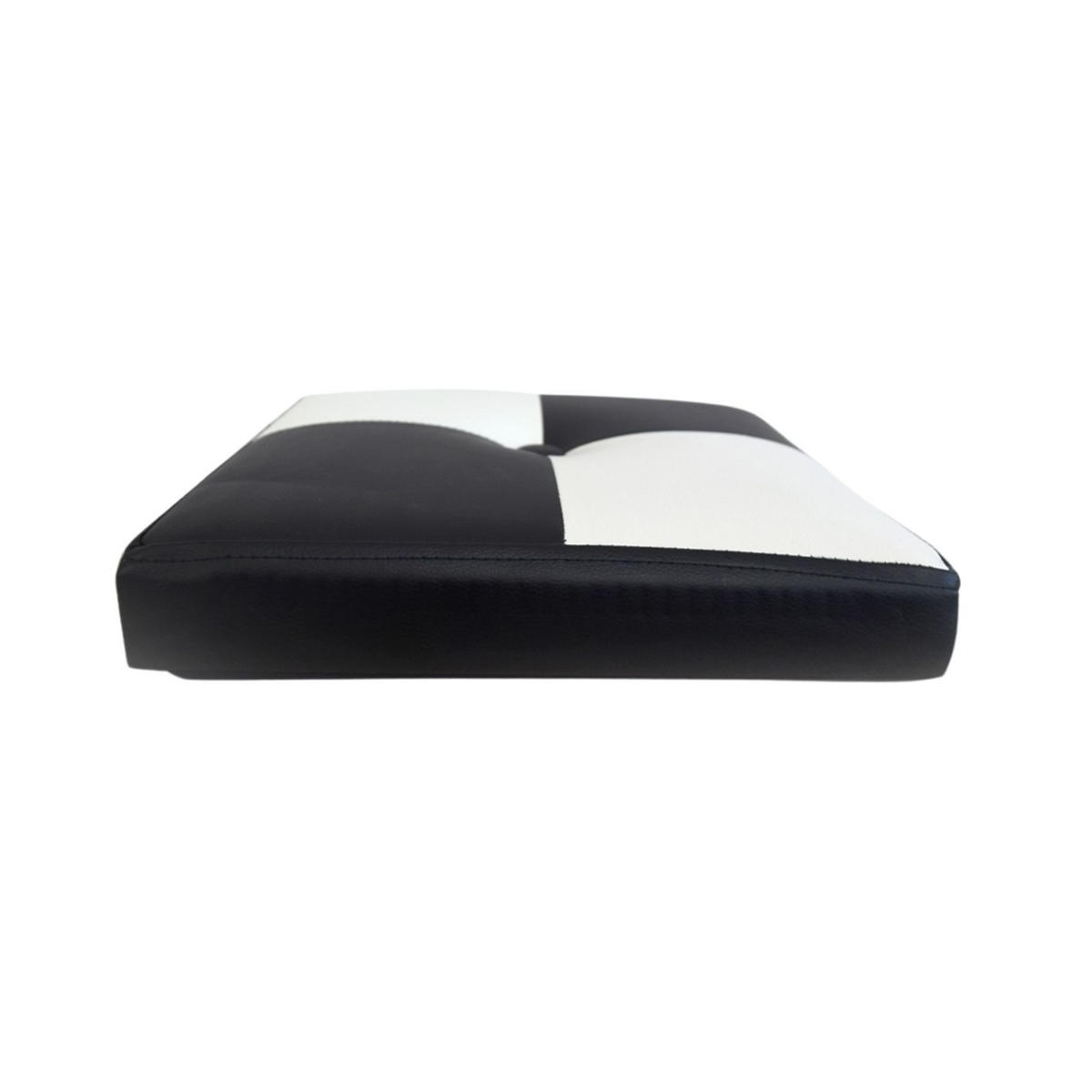 FUSSHOCKER Schwarz 30/30/30 cm - Schwarz, Textil (30/30/30cm) - Mobili Rebecca