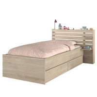STAURAUMBETT Escale 1 90x200cm Japanische Eiche - Apfelbaumfarben, Holz/Holzwerkstoff (90/190cm) - Calicosy