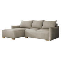 ECKSCHLAFSOFA Focus L - Naturfarben, Holz/Textil (240/155cm) - MIRJAN24