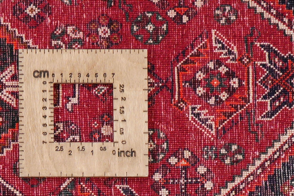 LÄUFER Orient handgeknüpft Gashgai Rot 301/82 cm Schurwolle - Rot, Textil (82/301cm) - Looma