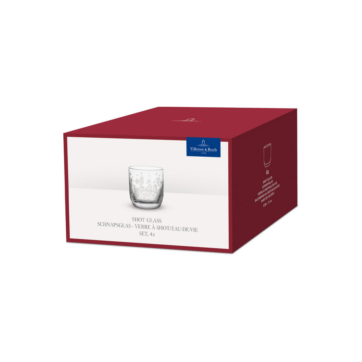 SCHNAPSGLÄSER Toy's Delight transparent 40 ml 4er Set - Transparent, Glas (0.04L) - Villeroy & Boch