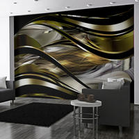 SELBSTKLEBENDE FOTOTAPETE 343/245 cm - Gelb/Schwarz, Kunststoff/Textil (343/1cm) - KUNSTLOFT