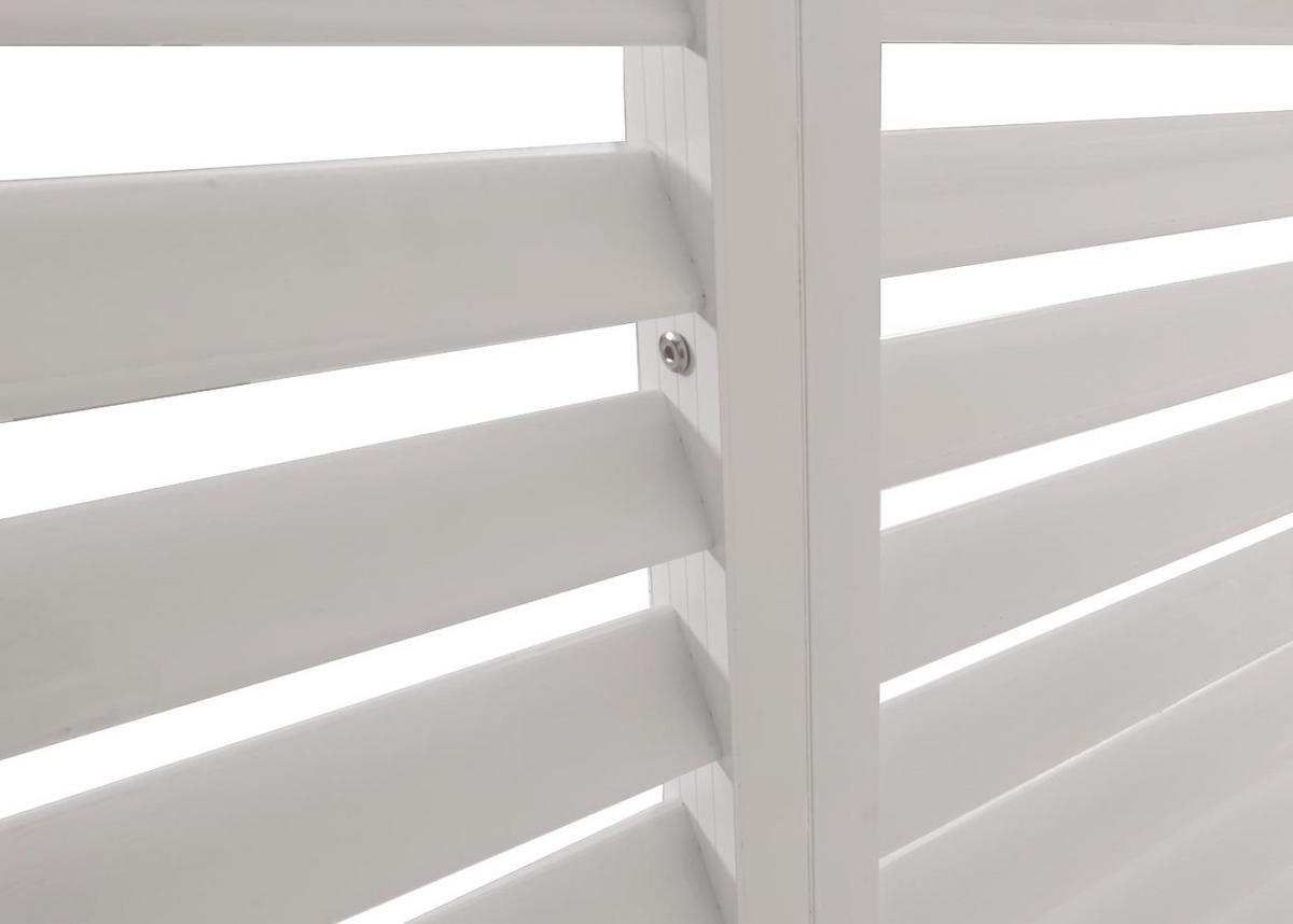 PANEELE FÜR PERGOLA Weiß 4er-Set-Set - Weiß, Metall (369/204/4cm) - MCW