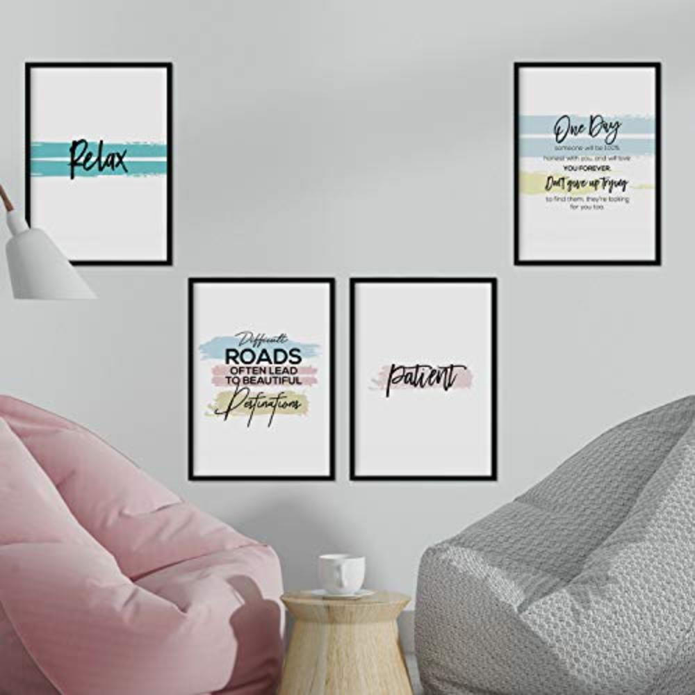 Nacnic Poster Schwarz 29.7x3 cm