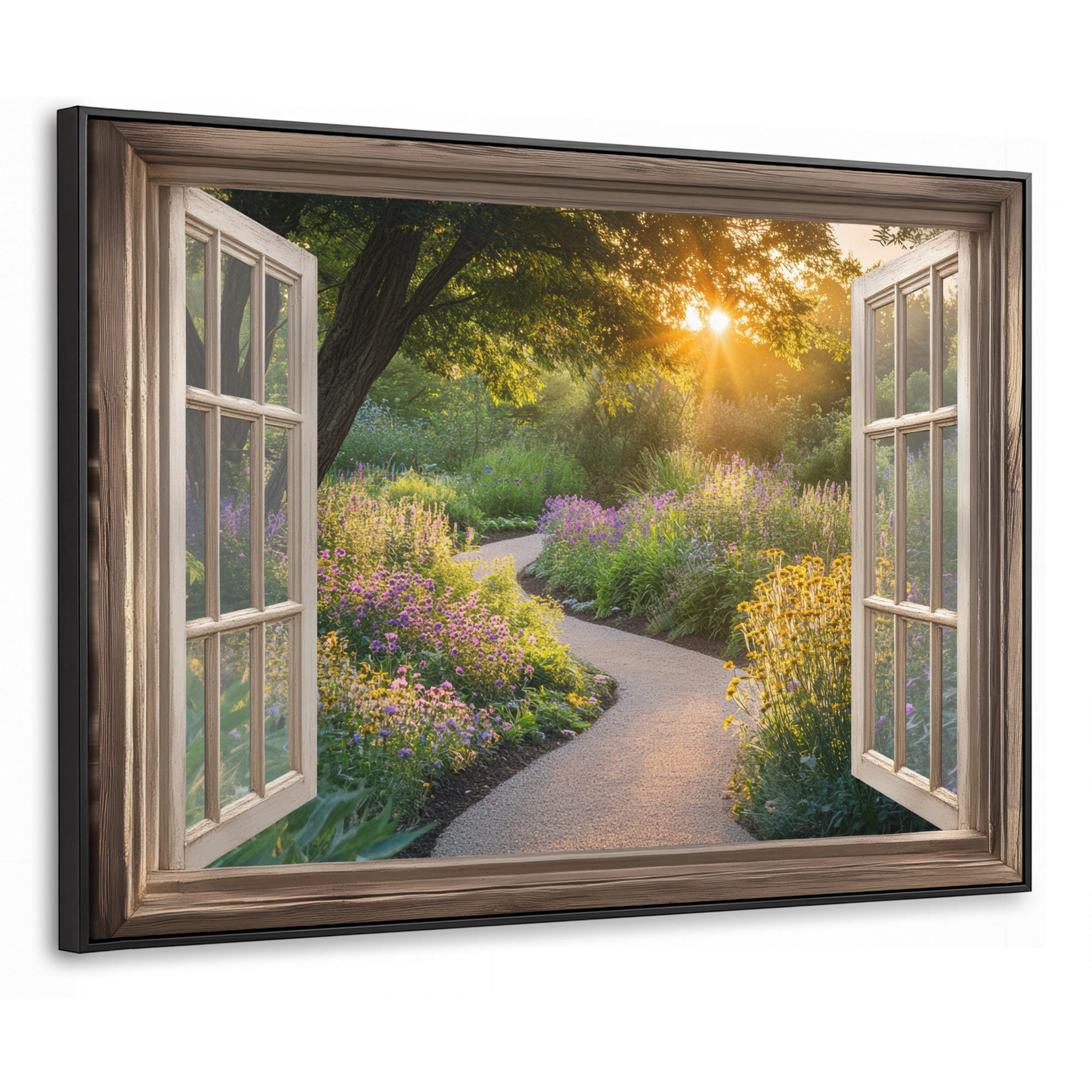 MuchoWow Leinwand Hellgelb 80x60 cm