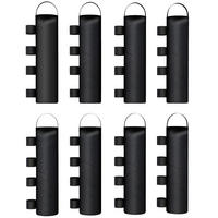 PAVILLON GEWICHTE 8er Set Sandsäcke 40 kg Oxford schwarz - Schwarz, Textil (20/50/1cm) - Fortuna Lai
