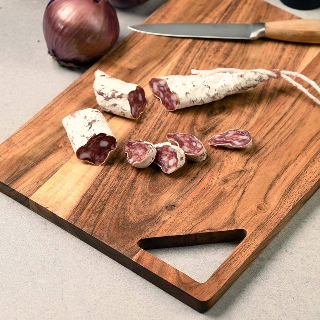 Thumbnail - Kesper Schneidebrett,, Natur, Holz, Akazie, Rechteckig, 19x28 cm, Küchenzubehör, Schneidebretter