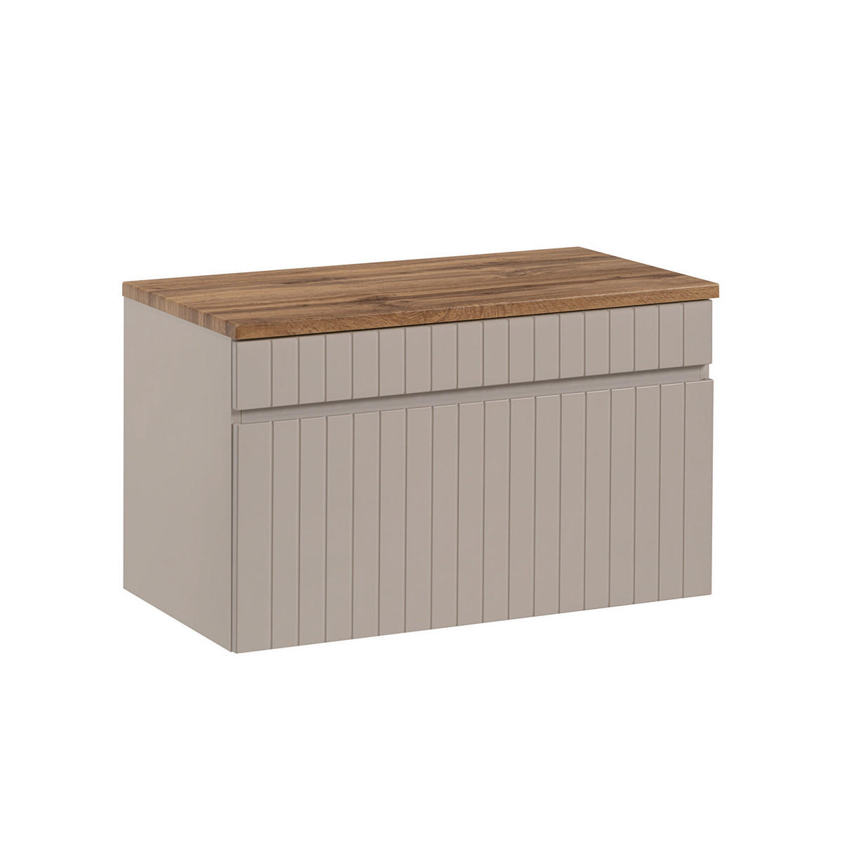 WASCHTISCHUNTERSCHRANK 80.4cm Zelie Kaschmir - Beige, Holzwerkstoff (80.4/48/46cm) - Petits-meubles