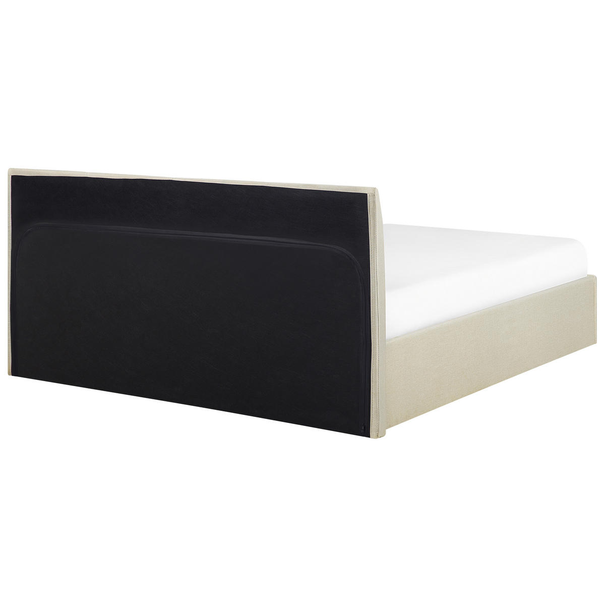 POLSTERBETT 160/200 cm Beige Orbey - Beige, Textil (160/200cm) - Beliani