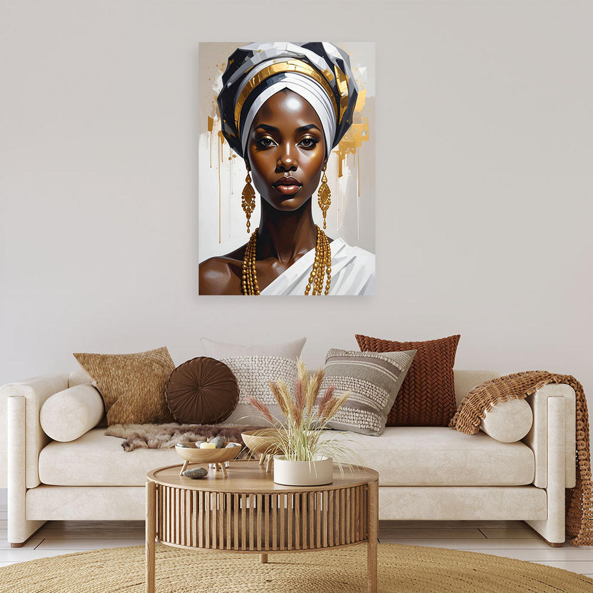 LEINWANDBILD Menschen & Charaktere 80x120cm - Grau, Textil (80/120cm) - Feeby