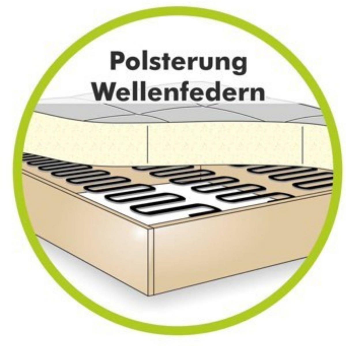 WOHNLANDSCHAFT in U-Form mit raffinierten Steppungen, 6-Sitzer, Wellenunterfederung, B323/T161/H79 cm, Chenille-Bezug in Hellgrau / 21051 - Hellgrau/Schwarz, Kunststoff/Textil (323/79/161cm) - luma-home