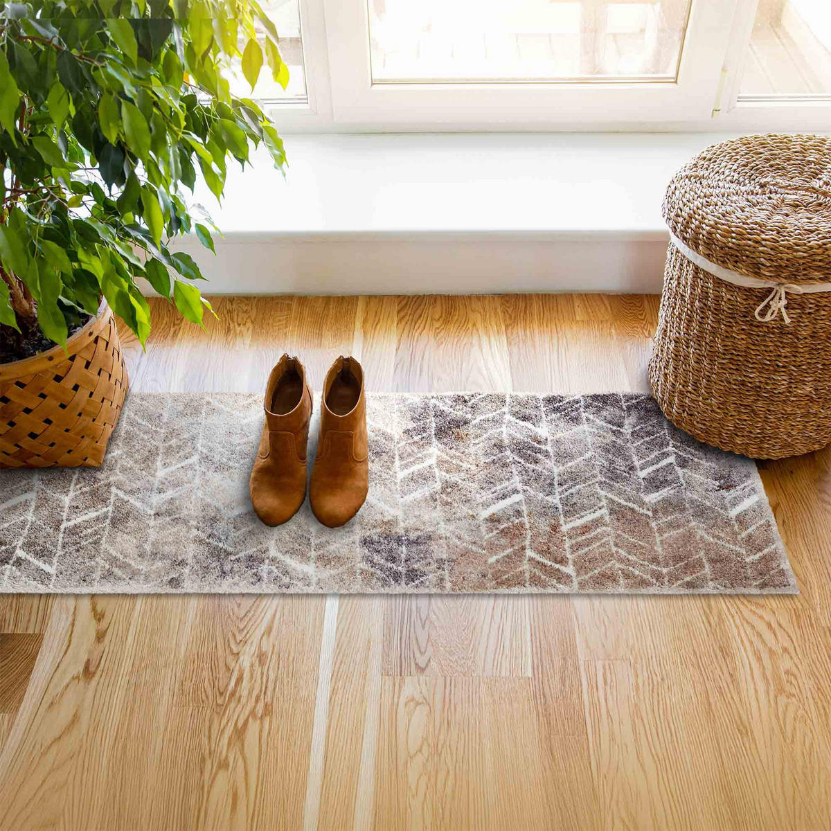 FUSSMATTE LÄUFER PURE & SOFT - Beige, Textil (50/150cm) - Astra