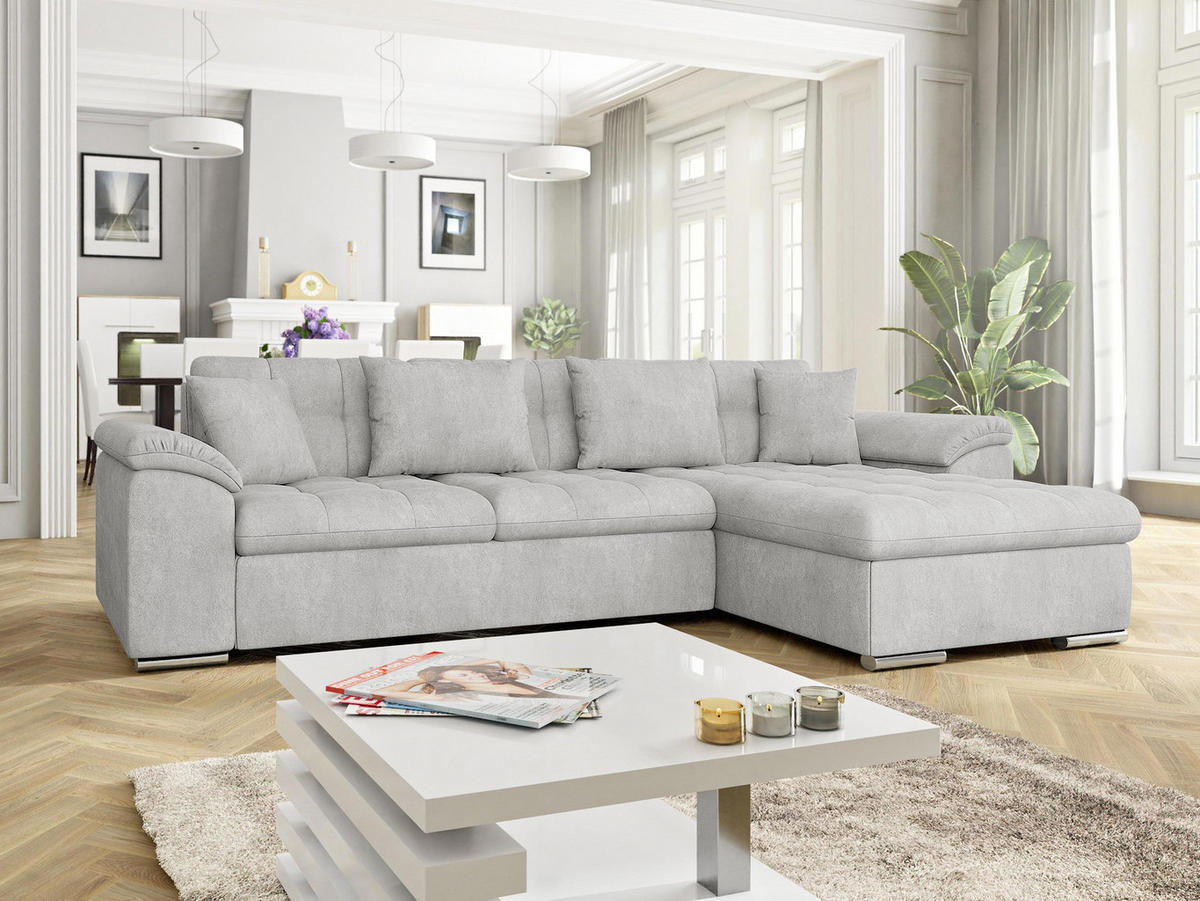ECKSOFA Diana Premium, Seite: Rechts - Kaschmir, Holz/Textil (280/160cm) - MIRJAN24