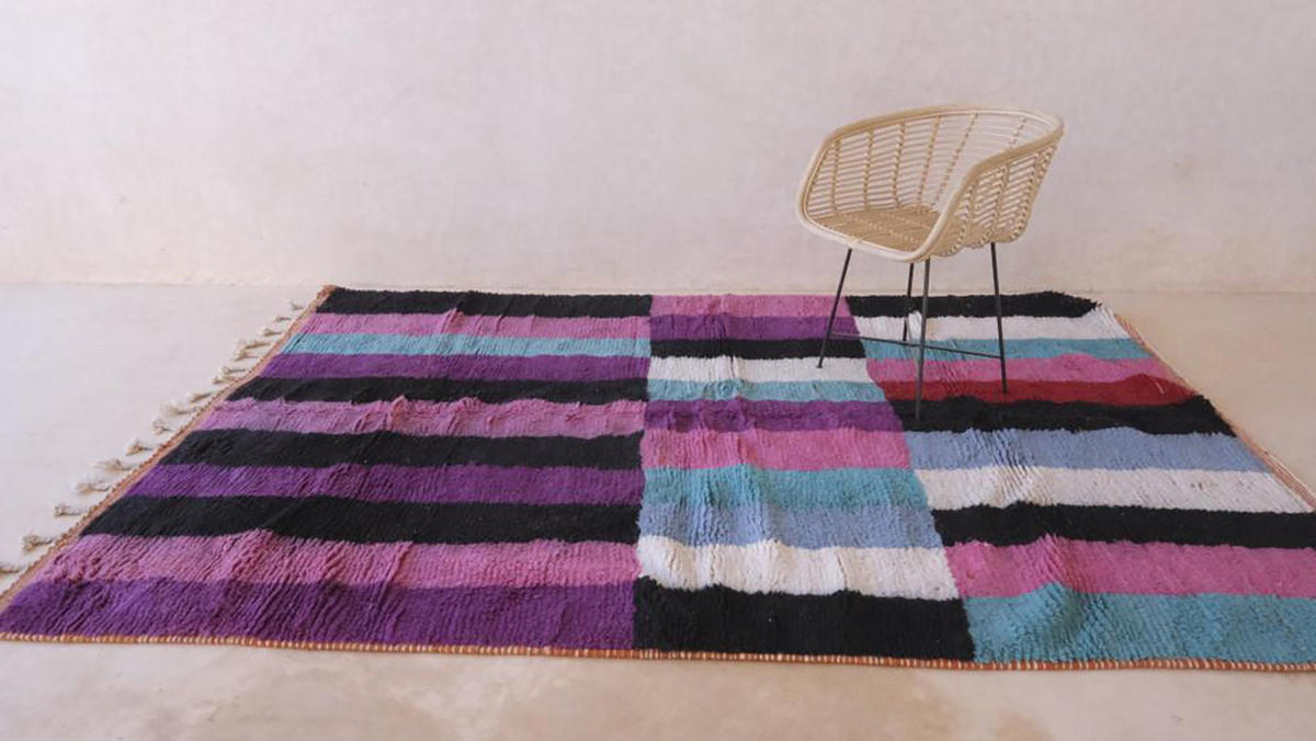 TEPPICH aus Wolle abstrakt aus Marokko 200x 300 cm - Multicolor, Naturmaterialien (200/300cm) - AFK Living
