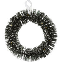 WEIHNACHTSKRANZ mit LED-Beleuchtung 30/7/30 cm - Grün, Kunststoff (7/30/30cm) - Home Styling Collection