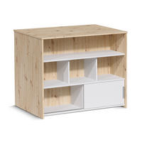 BARTISCH Aventi, Artisan-Eiche/Weiß, 105 x 70 cm - Eiche Artisan/Weiß, Holzwerkstoff (70/105/85.5cm) - Vicco