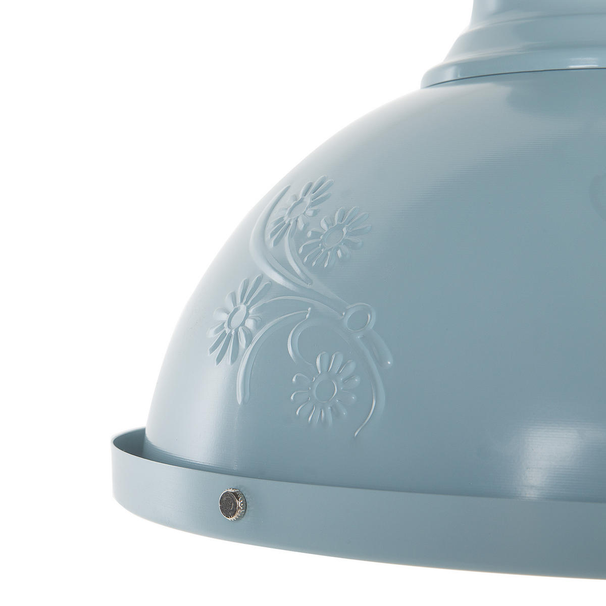 HÄNGELEUCHTE Didessa 32/32/85 cm - Blau, Metall (32/32/85cm) - Beliani