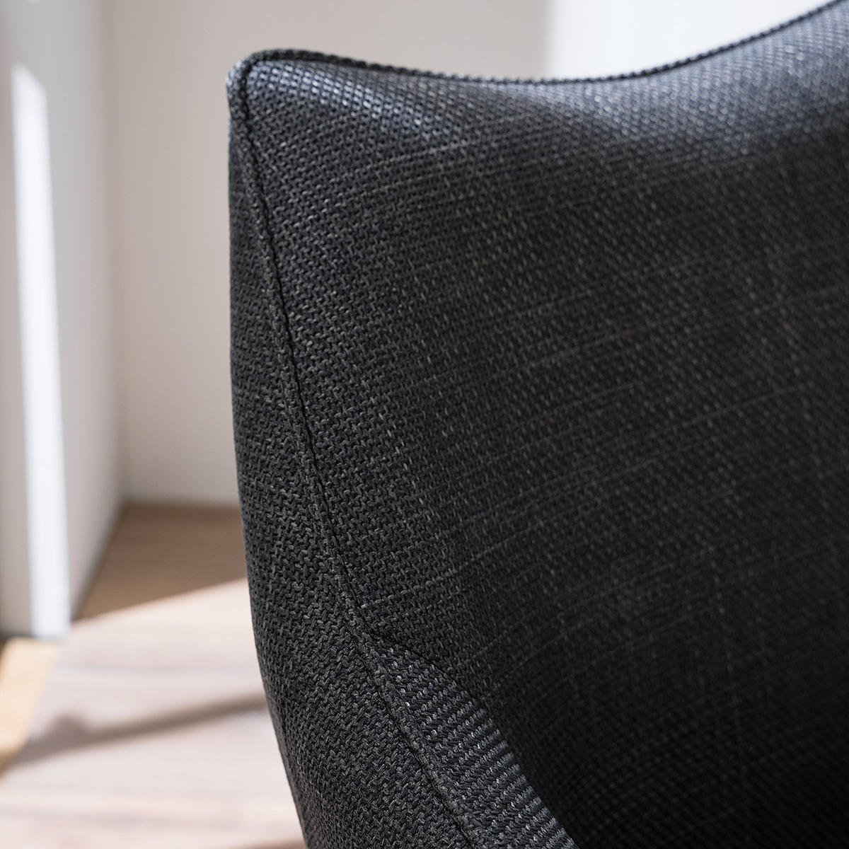 ARMLEHNENSTUHL - Drehbar - Anthrazit, Textil (63/88/62cm) - home24