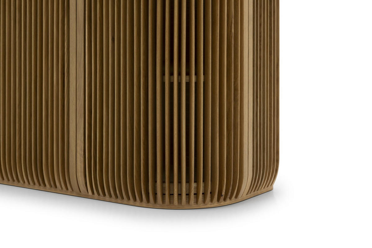 SIDEBOARD Franz, Natur Massiveiche - Beige, Holz (45/69/175cm) - WOODEK